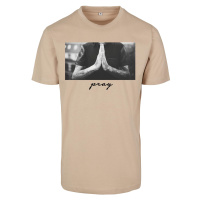 Pánské tričko Pray - béžové