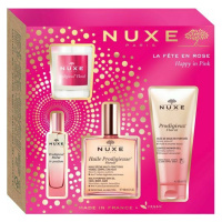 NUXE Happy in Pink Multifunkční olej 100 ml + sprchový gel 100 ml + parfémovaná voda 15 ml + von