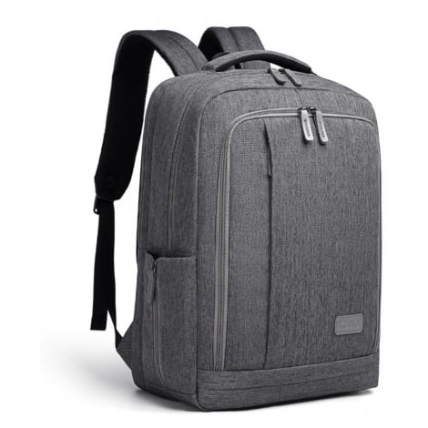 Unisex multifunkční batoh s USB portem KONO Richie - šedý - 23L