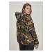 Bunda Urban Classics Ladies Camo Pull Over Jacket - woodcamo