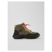 Khaki dětské outdoorové kotníkové boty se semišovými detaily Camper - Kluci