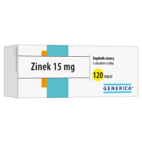 Generica Zinek 15 mg 120 tablet