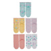 Sterntaler Dětské ponožky 5-pack dívky lila