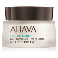 AHAVA Time To Smooth rozjasňující noční krém proti prvním známkám stárnutí pleti 50 ml