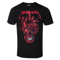 Tričko metal pánské Metallica - Heart Skull - ROCK OFF - METTS40MB03 PHDMTLTSBHEASKU