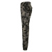 Ladies High Waist Camo Cargo Pants - dark camo