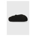 Semišové pantofle Birkenstock dámské, černá barva