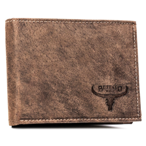 Pánská kožená peněženka v orientaci na šířku Buffalo