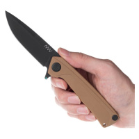Zavírací nůž ANV® Z100 G10 Liner Lock – Coyote, černá čepel DLC