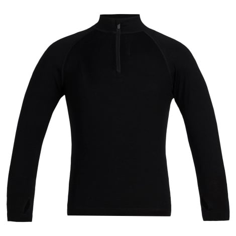 Dětské tričko Icebreaker K 260 Tech LS Half Zip BLACK Icebreaker Merino