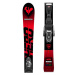 Rossignol HERO JUNIOR XPRESS + JR EXPRESS 7 GW Dětské sjezdové lyže, červená, velikost