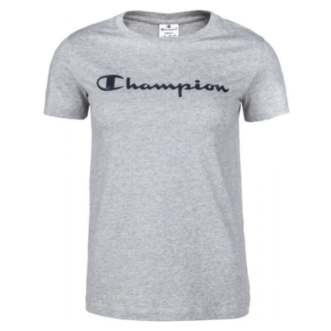 Champion CREWNECK T-SHIRT Dámské tričko, šedá, velikost