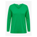 Zelený dámský lehký svetr ONLY CARMAKOMA Ibi - Dámské