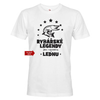 Pánské tričko pro rybáře k narozeninám Rybářské legendy