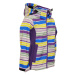 Dívčí softshellová bunda - NEVEREST 42612C, fialový pruh Barva: Pruh fialová