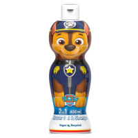 Nickelodeon Paw Patrol Shower Gel & Shampoo sprchový gel a šampon 2 v 1 pro děti Chase 400 ml