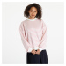 Mikina Urban Classics Ladies Oversized Striped Crewneck Lemonade Pink/ White Sand