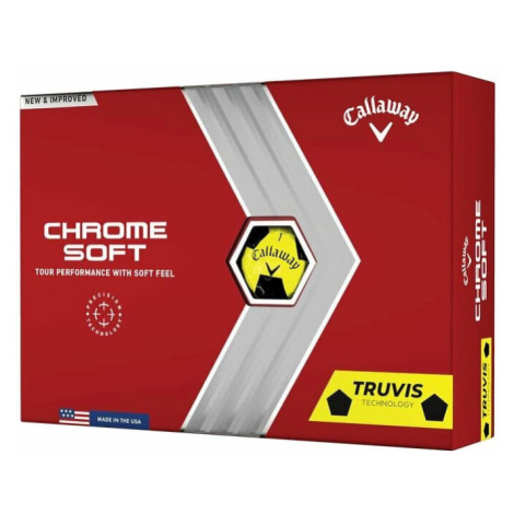 Callaway Chrome Soft Yellow Truvis Black 2022