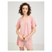 Světle růžové dámské pyžamo Diesel - Dámské