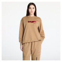 Mikina Nike Sportswear Breaking Women's Loose French Terry Top Driftwood