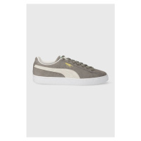 Semišové sneakers boty Puma Suede Classic XXI šedá barva, 374915