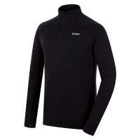 Husky Aron Zip M, black Pánská merino mikina