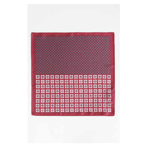 ALTINYILDIZ CLASSICS Men's Claret Red Patterned Handkerchief AC&Co / Altınyıldız Classics