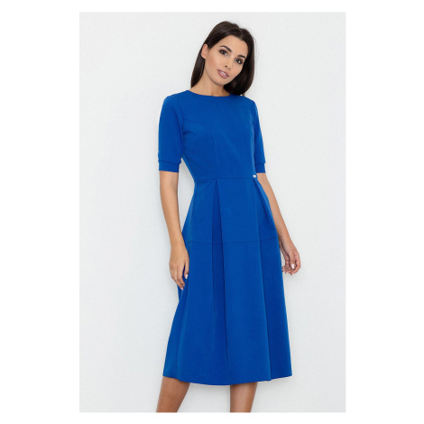 Modré šaty M553