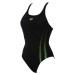 Dámské plavky arena shadow one piece black/green