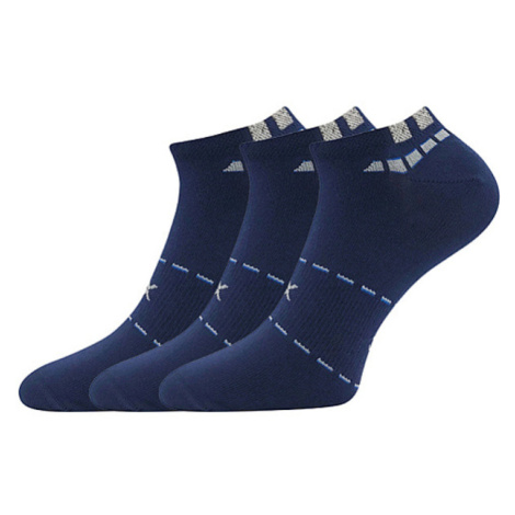 Voxx Rex 16 Pánské nízké ponožky - 3 páry BM000004113800100451 tmavě modrá