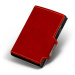 Červená kožená peněženka Mondraghi Racing