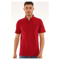 T8583 DEWBERRY MEN'S T-SHIRT-BURGUNDY