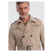Béžový pánský lehký kabát Ombre Clothing