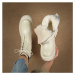 Kožené trekové boty zimní dámské s podšívkou z vlny