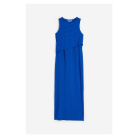 H & M - MAMA Žebrované šaty na kojení Before & After - modrá