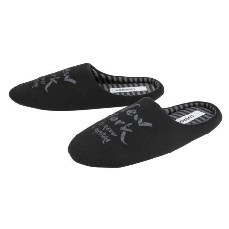LIVERGY® Pánská domácí obuv (černá)