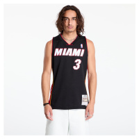 Dres Mitchell & Ness Miami Heat 3 Dwayne Wade Swingman Jersey Black