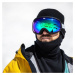 Černo/zelené snowboardové brýle Horsefeathers Knox