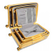 Konofactory Žlutý prémiový skořepinový kufr s TSA zámkem "Solid" - M (35l), L (65l)