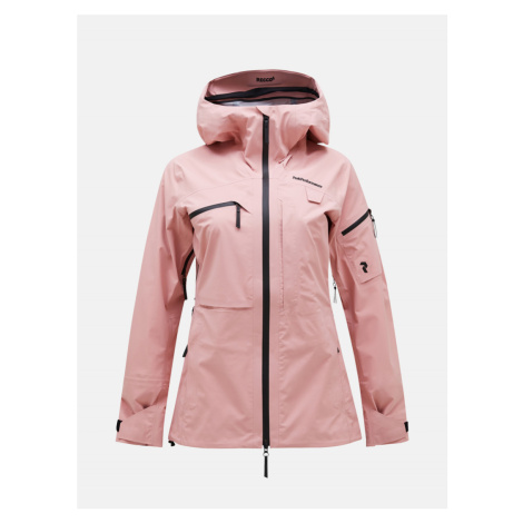 Bunda peak performance w alpine gore-tex jacket růžová