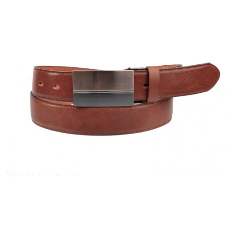 Pánský kožený společenský opasek s plnou sponou 35-020-1PS-48 NEW 110 cm Penny Belts