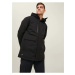 Černá parka s kapucí Jack & Jones Bach