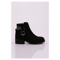 DGN Pm180-k4001 Women's Round Toe Accessorized Ankle Boots