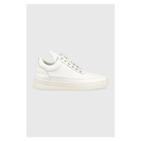 Kožené sneakers boty Filling Pieces Low Top Ripple Nappa bílá barva, 25121721855