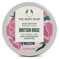 The Body Shop Tělové máslo pro normální pokožku British Rose (Body Butter) 50 ml
