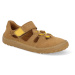 Barefoot dětské sandály Froddo - Elastic Sandal brown hnědé