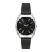 MINET Stříbrno-černé dámské hodinky ICON BLACK PEARL MESH MWL5211