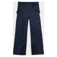 Dětské lyžařské kalhoty 4F HJZ22-JSPMN002 tmavě modré