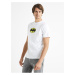 Bílé pánské tričko s potiskem na zádech Celio Batman