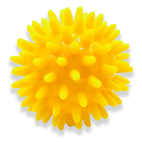 Rehabiq Masážní míček ježek 6 cm 1 ks žlutý